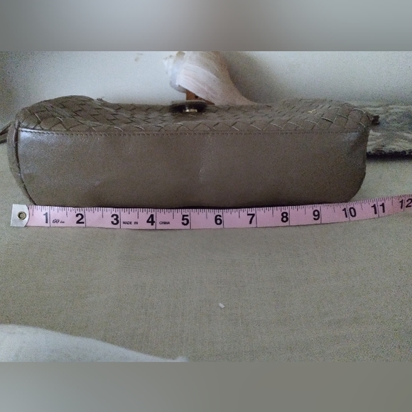 Etienne Aiger Crossbody Bag Light Brown with Gold Hardware - Picture 11 of 15